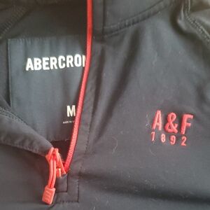 Abercrombie & Fitch Black Top with Red Details